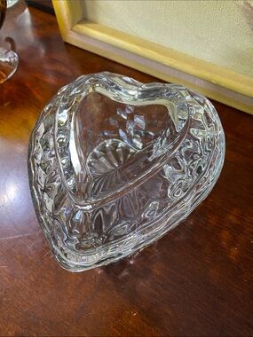 Homco Heart Fostoria Dish